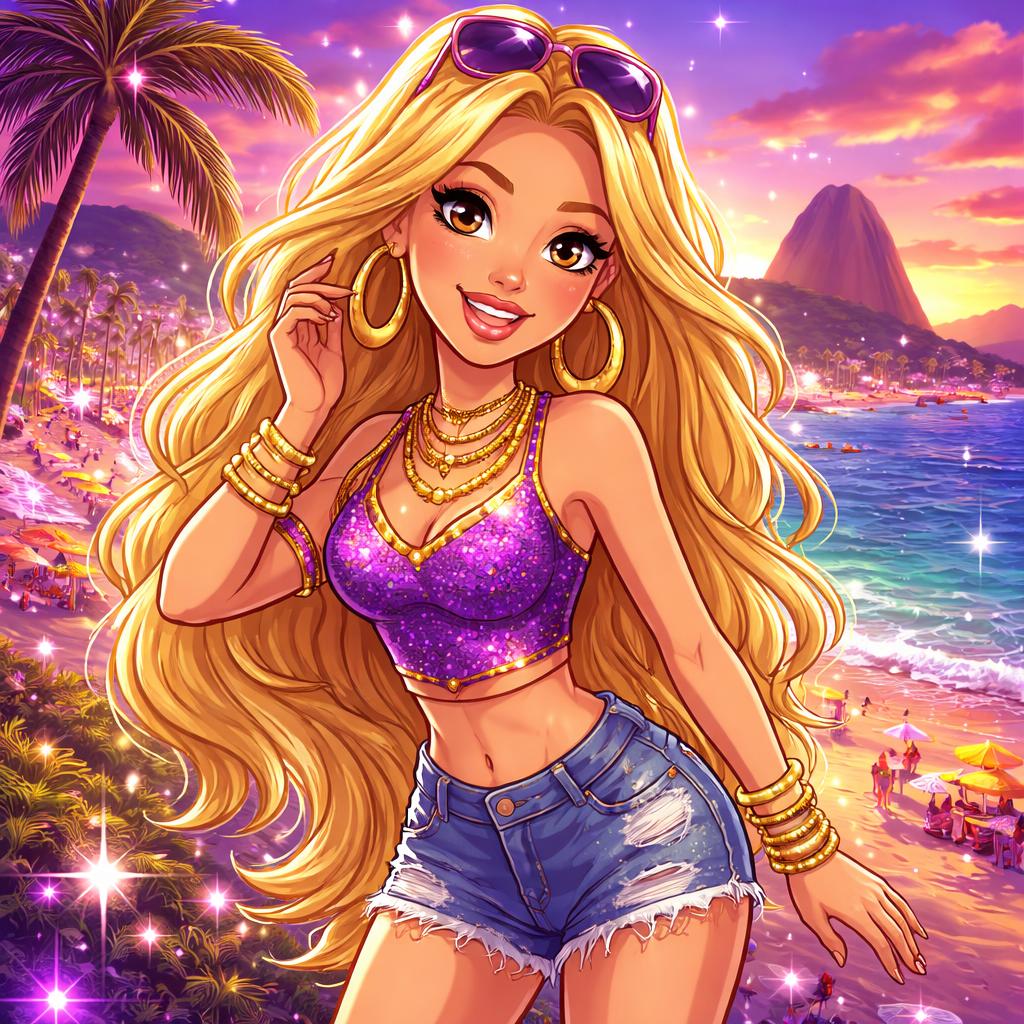 Shakira carioca se prepara para encontro com a xará famosa em Copacabana