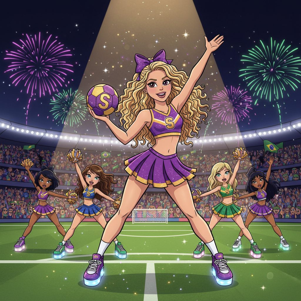 Shakira lança ‘Dai Dai’, hino da Copa 2026, gravado no Maracanã