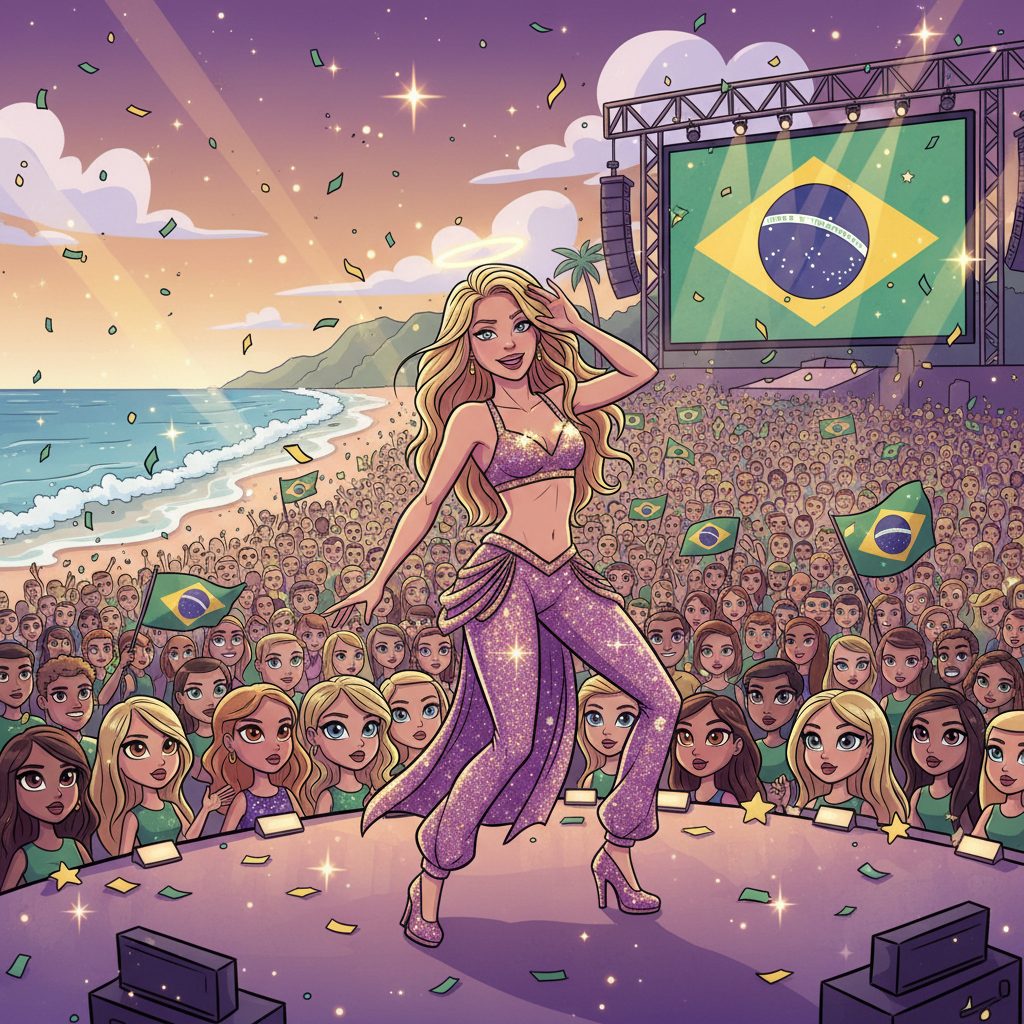 Shakira lança 'Dai Dai', hino da Copa 2026, gravado no Marac