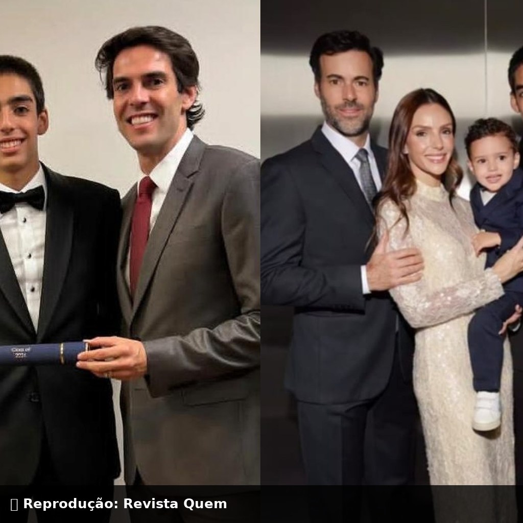 Kaká se emociona na formatura de Luca nos EUA: ‘Fiz tudo que foi possível e impossível’