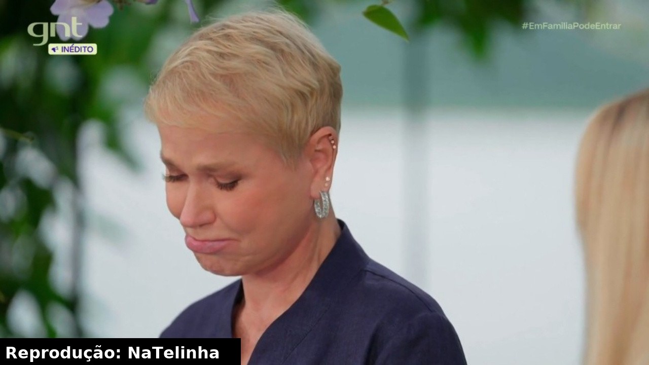 Xuxa chora ao ler carta de Sasha que cita a avó Aldinha