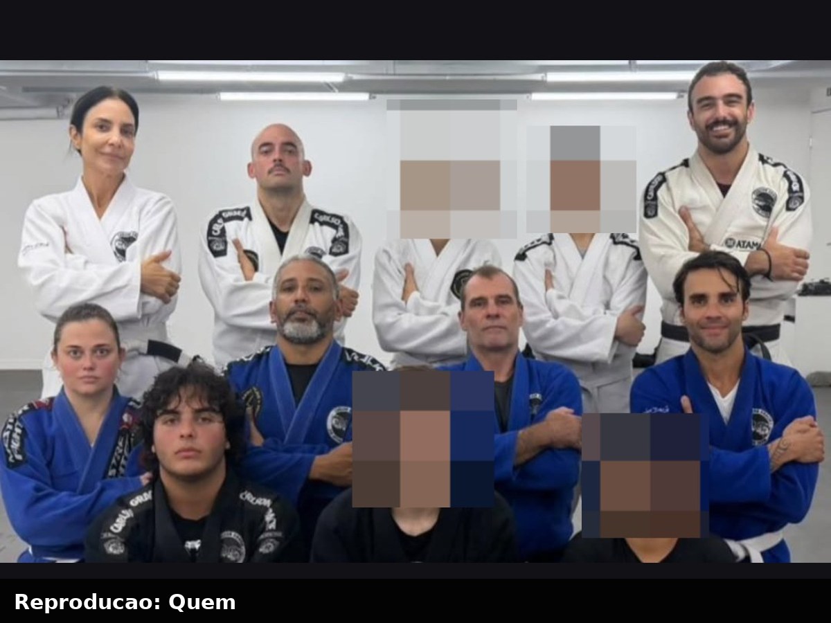 Ivete Sangalo treina jiu-jΓtsu com o ex-marido e o filho