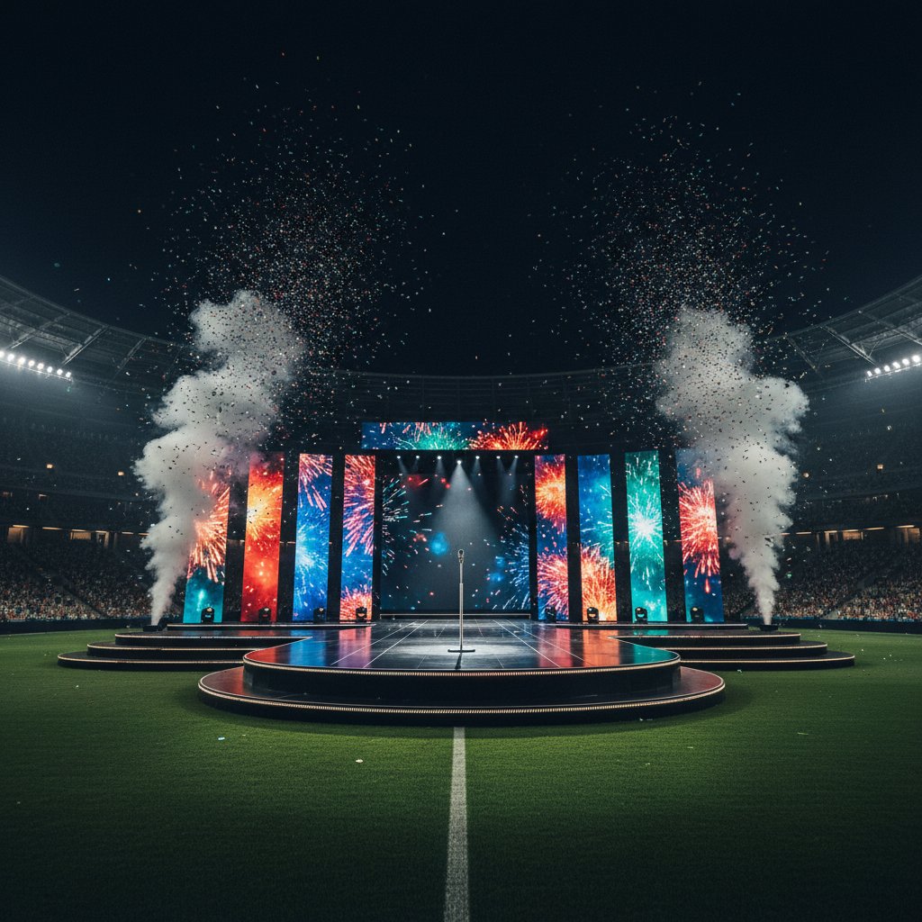 Anitta brilha no gramado e Hollywood lota arquibancada na ab