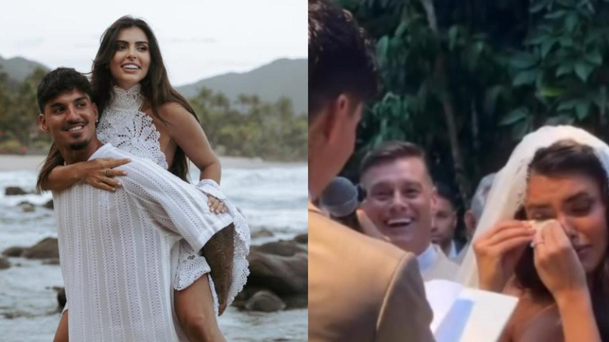 Gabriel Medina revela gravidez de Isabella Arantes durante o casamento