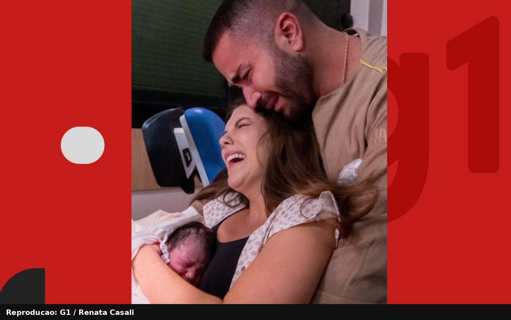 Bell Marques vira avô de novo: nasce Malu, filha de Rafa Marques