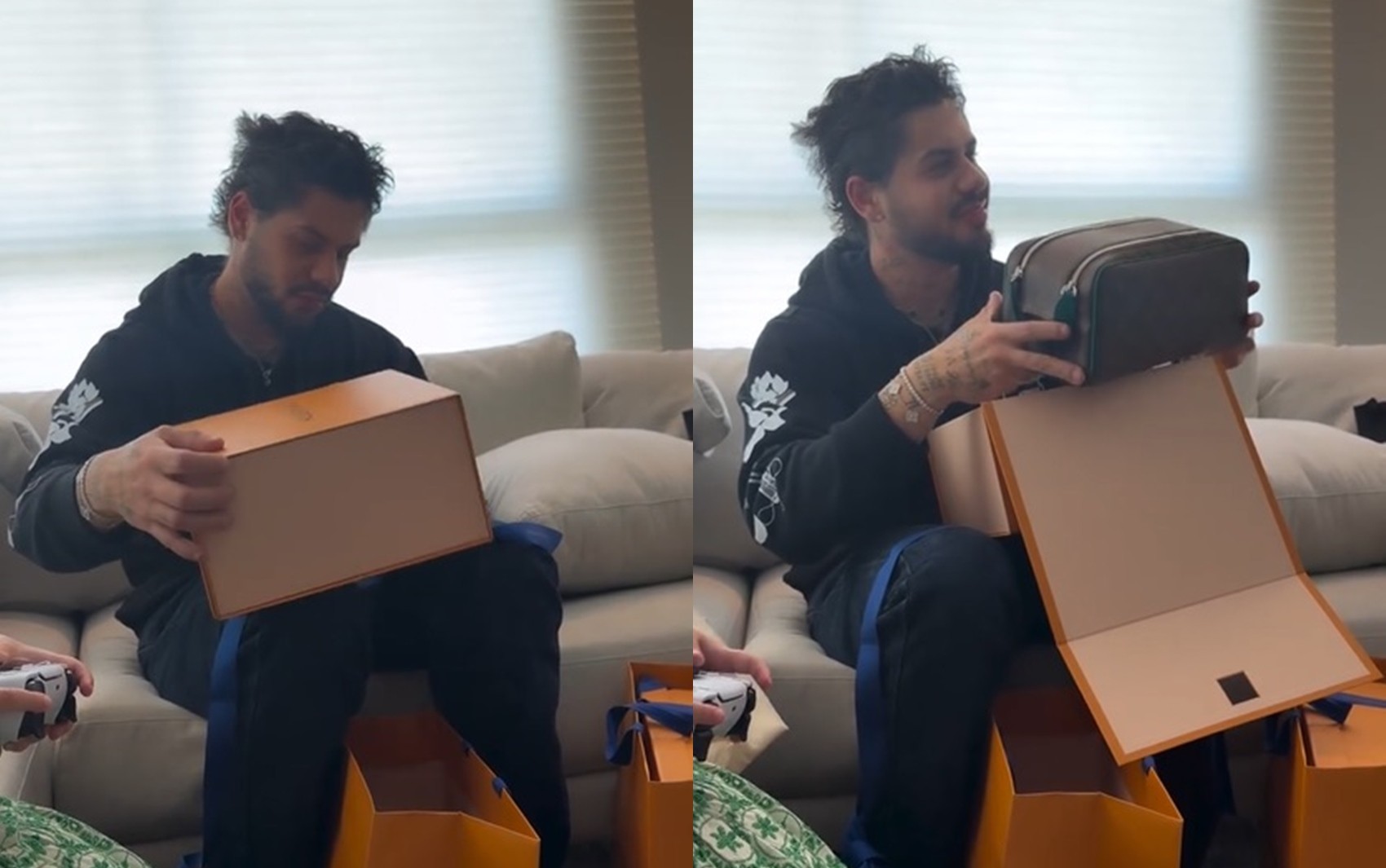 Zé Felipe passa Dia dos Pais com os 3 filhos e homenageia Leonardo