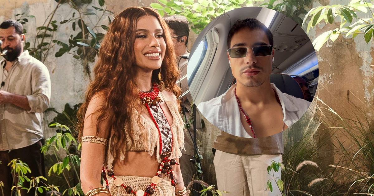 Novo affair de Anitta é flagrado em show ao lado do pai da cantora