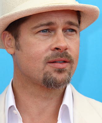 Brad Pitt em foto de acervo livre