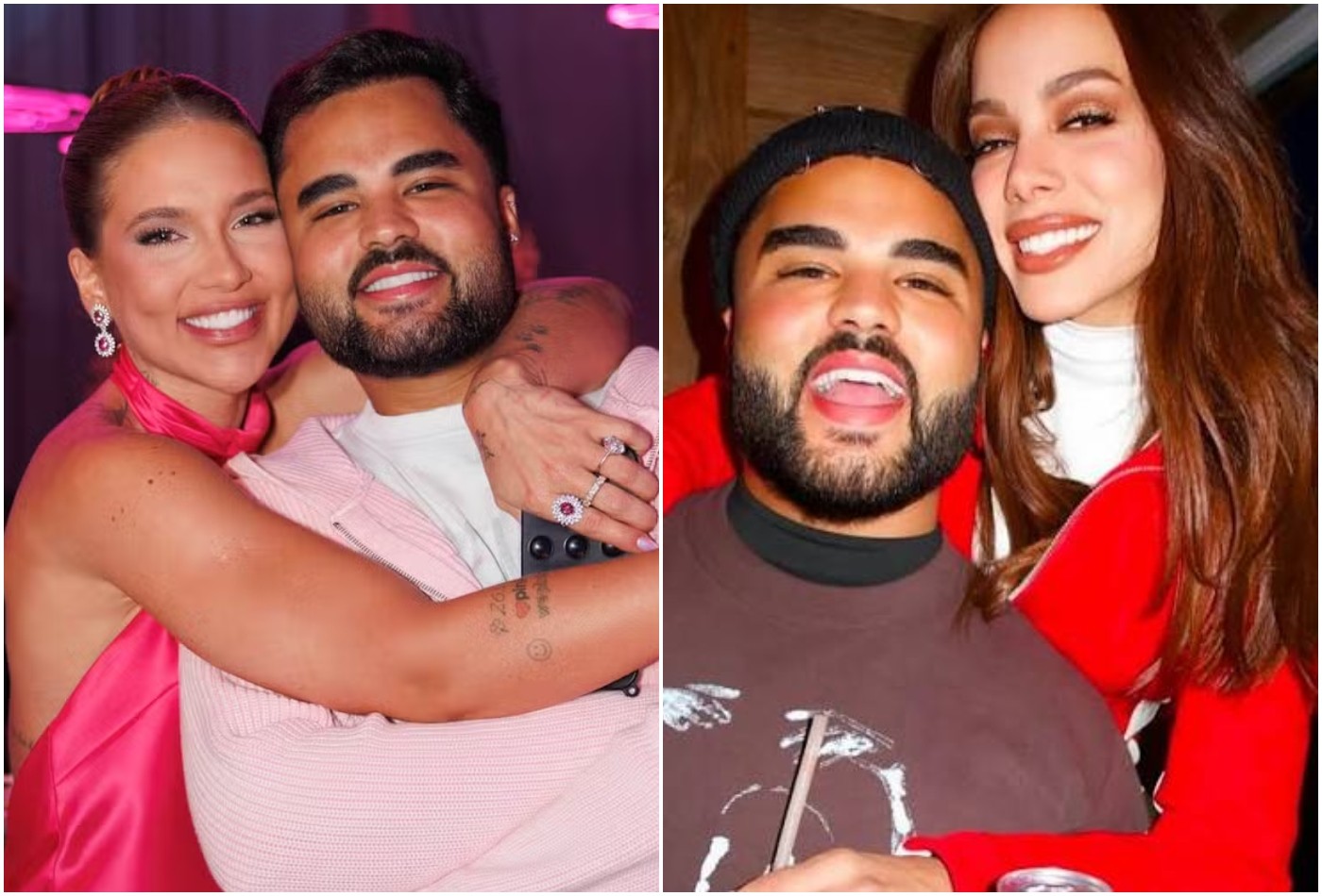 Lucas Guedez nega rivalidade entre Virginia Fonseca e Anitta