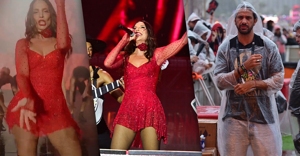 Ivete Sangalo saúda Tiago Maia durante show no Rock in Rio