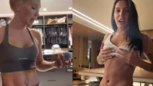 Ana Castela exibe piercing e resultado de treinos intensos