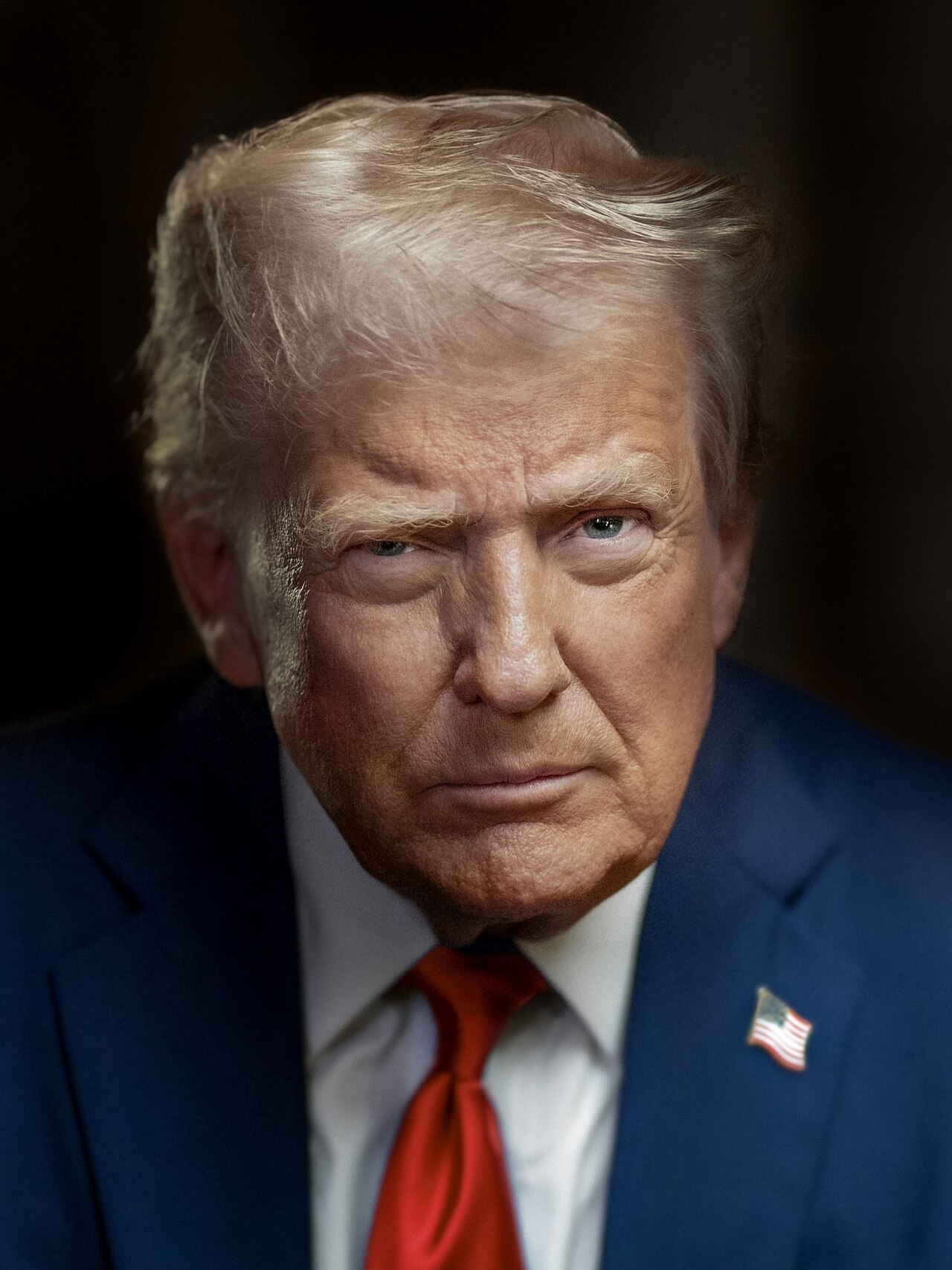 Donald Trump em foto de acervo livre