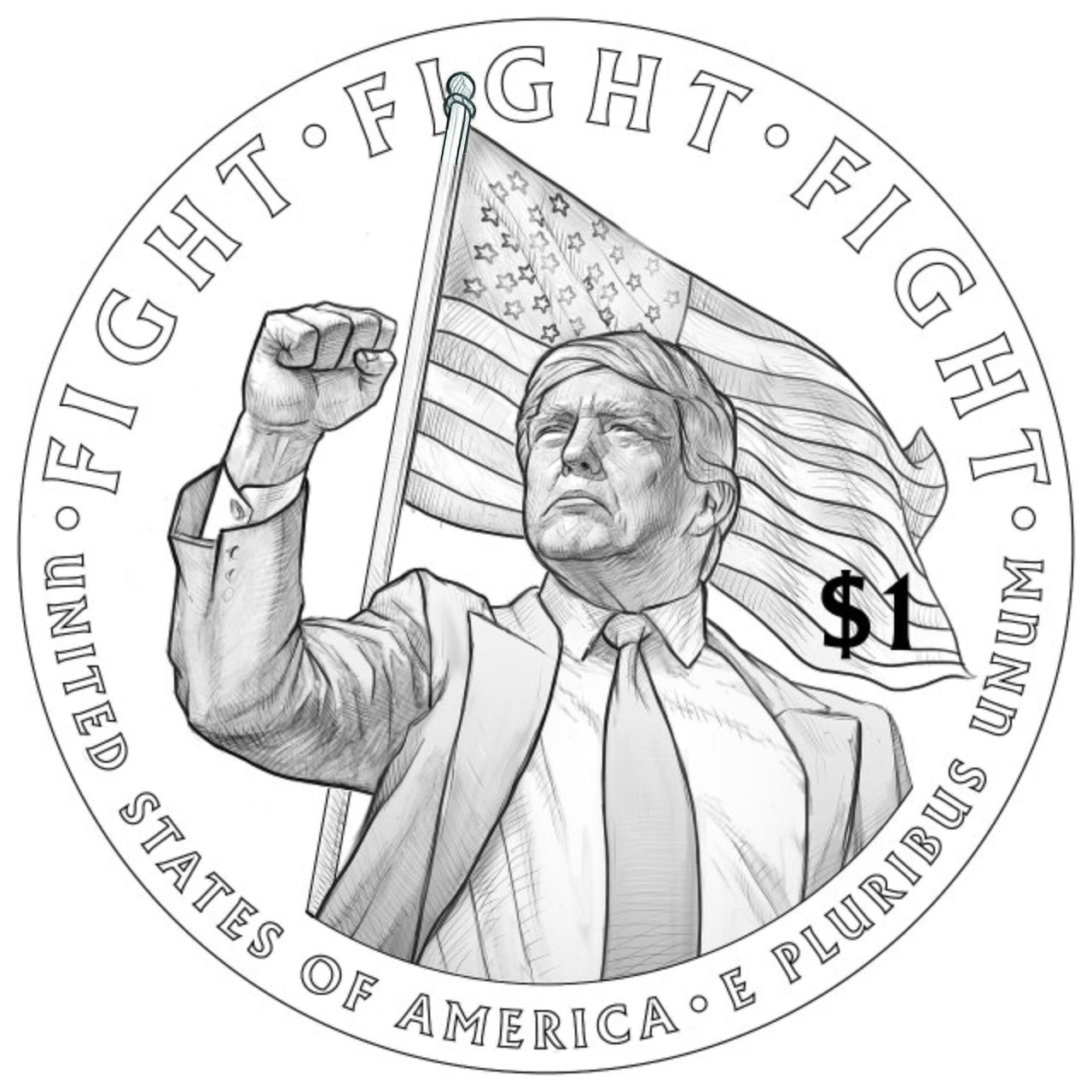 Donald Trump em foto de acervo livre