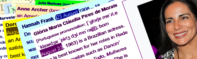 Glória Pires em foto de acervo livre